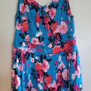 Torrid Challis Tie-Front Romper